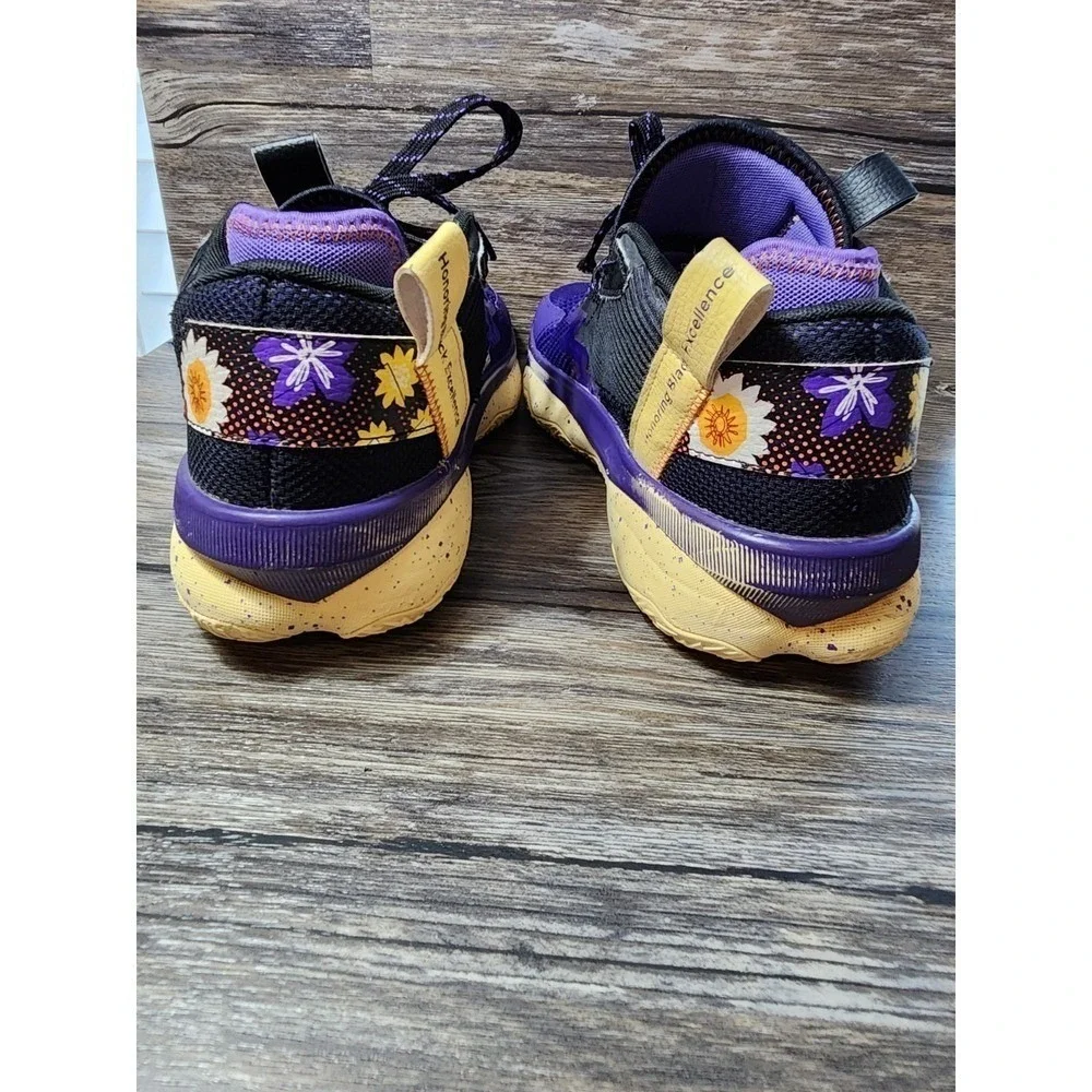 Adidas‎ Shoes Men 9 Dame 8 Black Excellence Purple Basketball Shoes Unisex